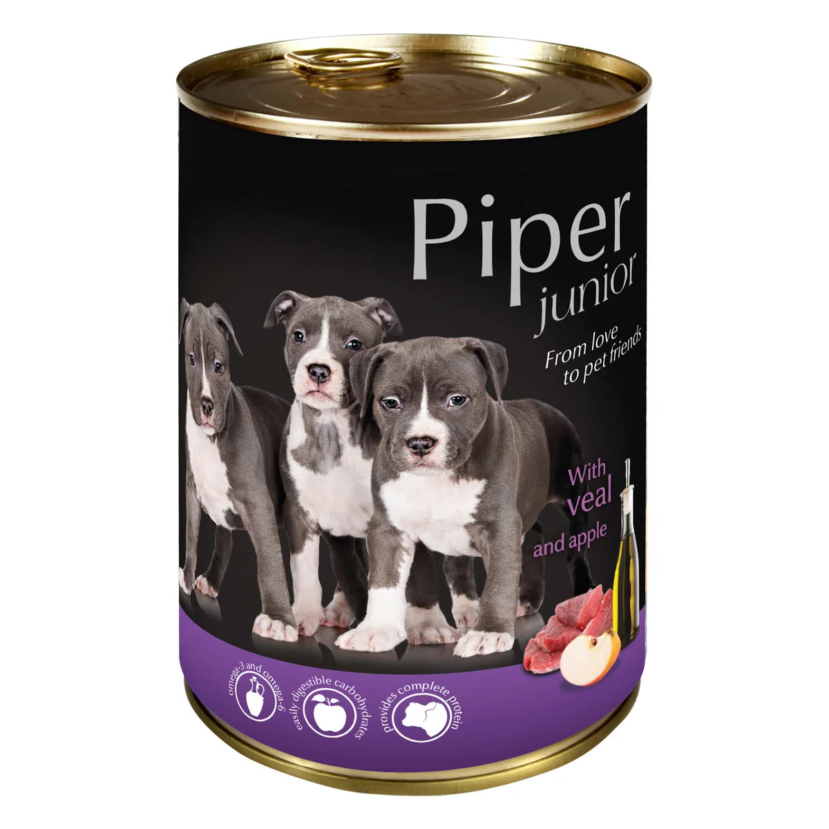 Piper Junior Dog Can 400g