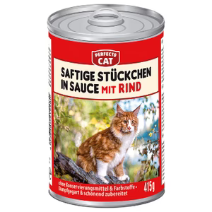 Perfecto Cat Saftige Stuckchen in sauce 415g
