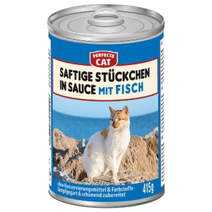 Perfecto Cat Saftige Stuckchen in sauce 415g