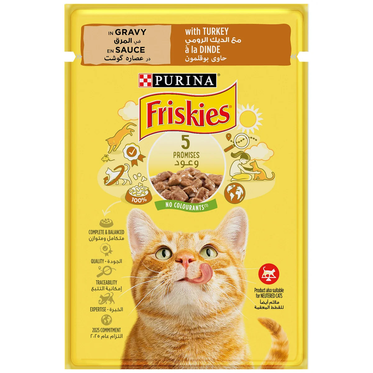 Purina Friskies Chunks in Gravy Pouch 85g