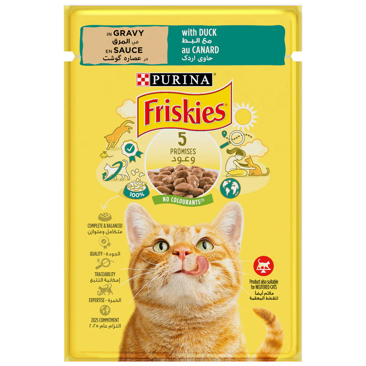 Purina Friskies Chunks in Gravy Pouch 85g