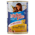 Migliorgatto Adult Cat Cans (Chunks 405g - Pate 400g)