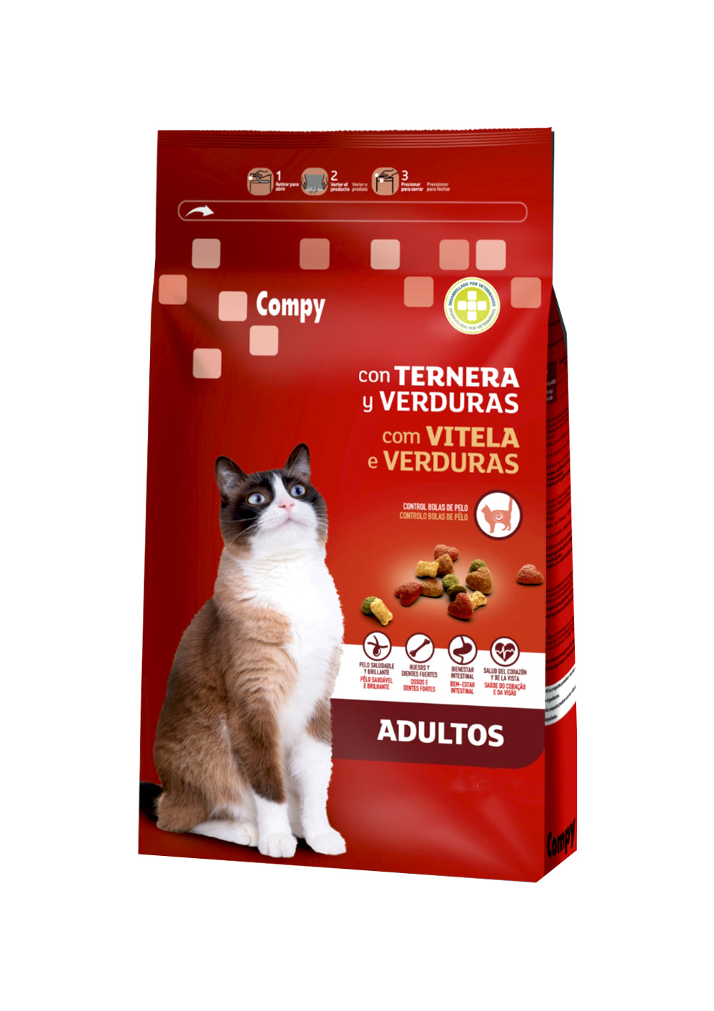 Compy For Adult Cat With Beef And Vegetables