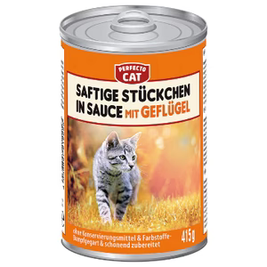 Perfecto Cat Saftige Stuckchen in sauce 415g