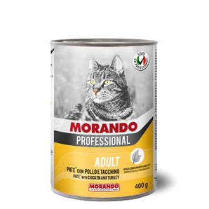 Morando Professional Cat Cans (Pate 400g - Chunks 405g)