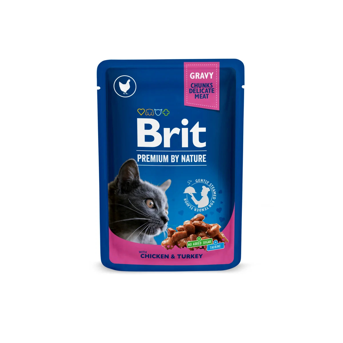 Brit Premium Adult Cat Pouches 100g