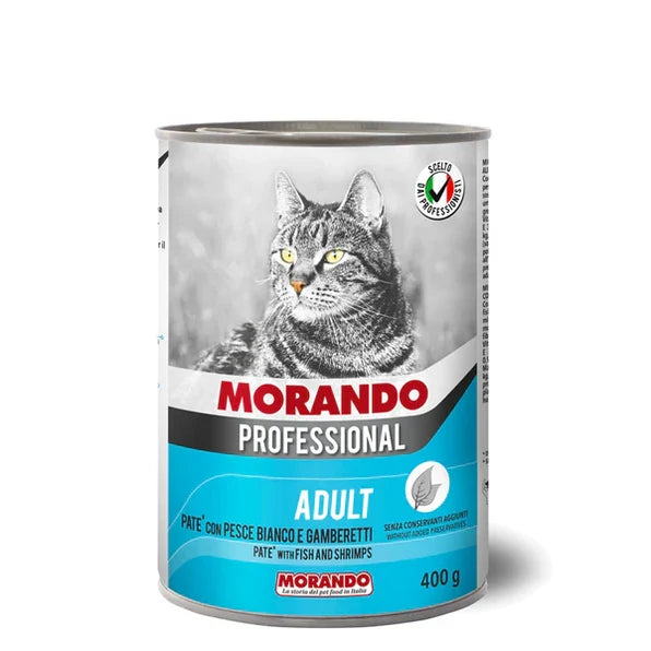 Morando Professional Cat Cans (Pate 400g - Chunks 405g)