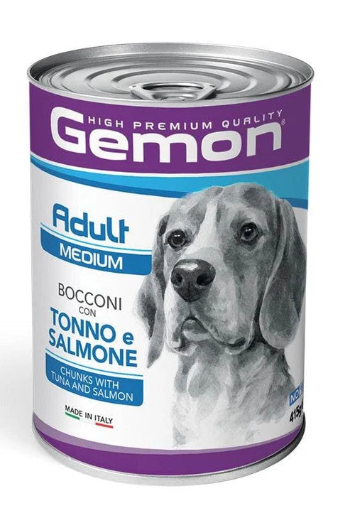GEMON Cans Adult Dog Can Chunks 415g
