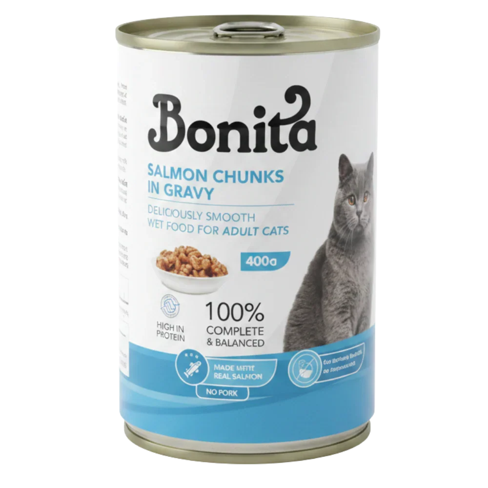 Bonita Adult Cat Chunks Can 400g