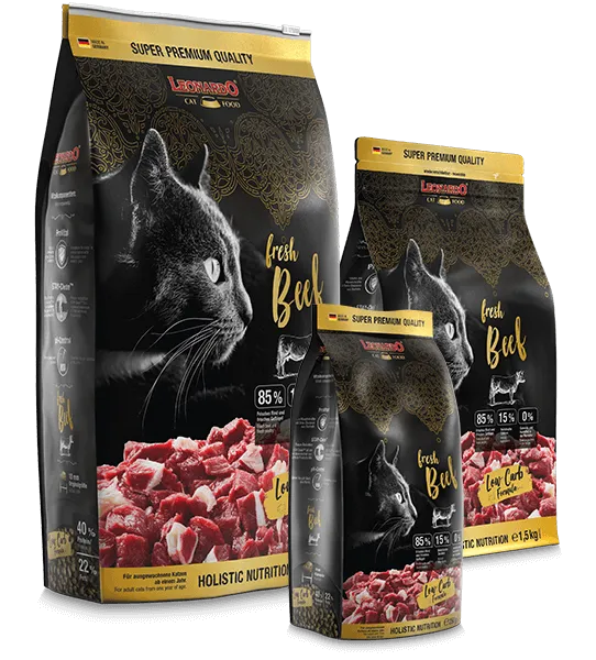 Leonardo Cat Food Fresh Beef Low Carb