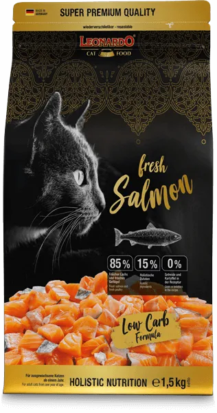 Leonardo Adult Cat Fresh Salmon Low