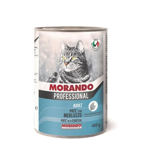 Morando Professional Cat Cans (Pate 400g - Chunks 405g)