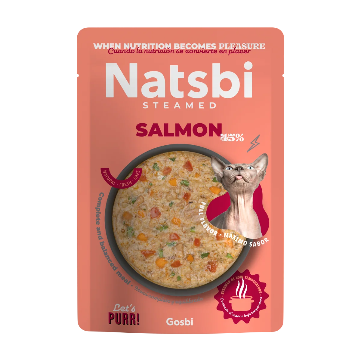 Natsbi Cat Steamed (Gosbi) 80g