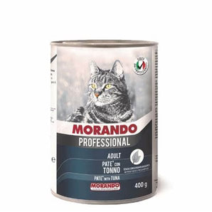 Morando Professional Cat Cans (Pate 400g - Chunks 405g)
