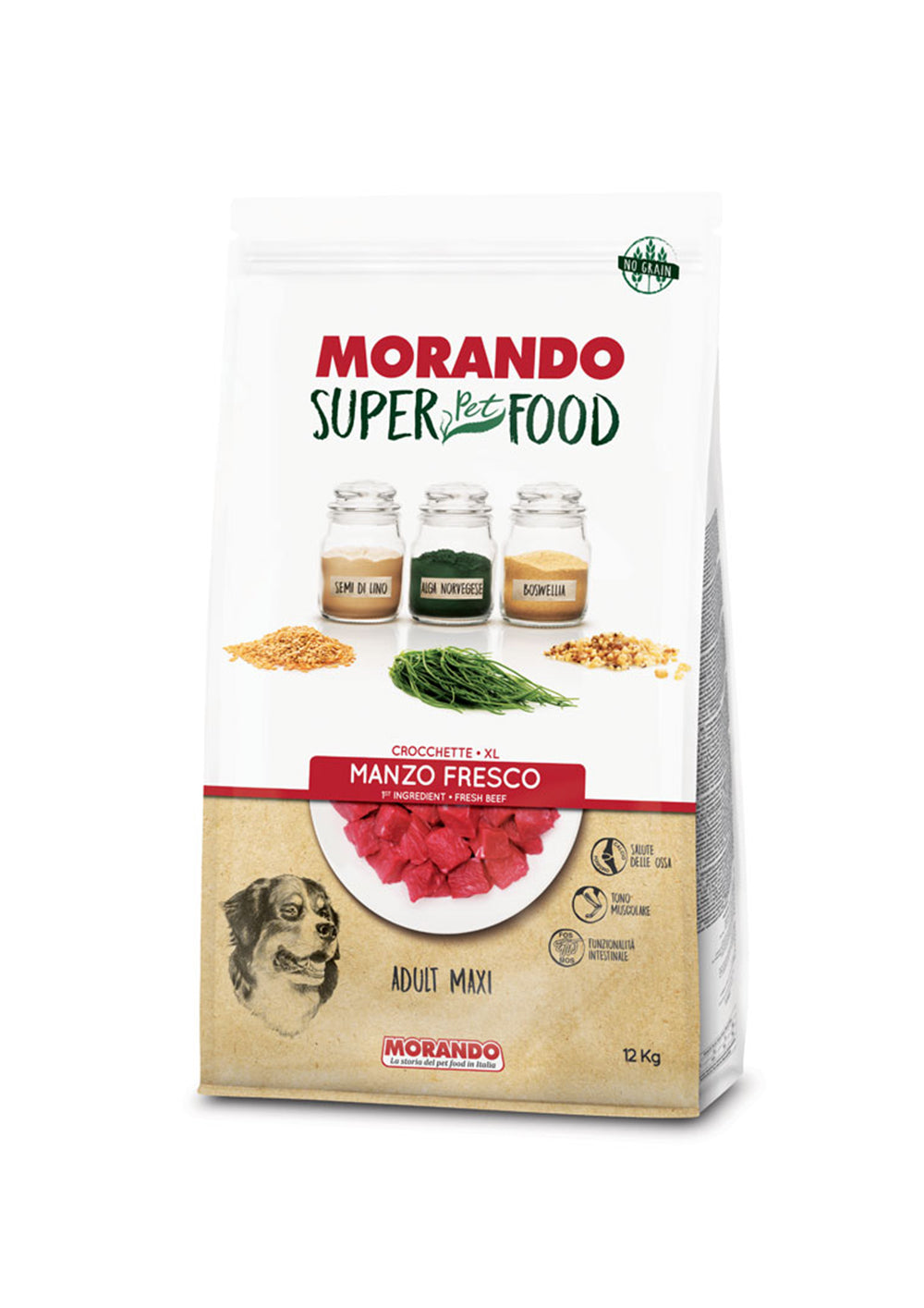 Morando Super Food Beef Adult maxi