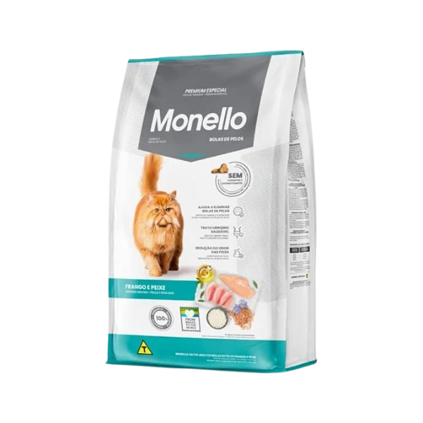 Monello Adult Cait Hairball Control Chicken & Fish