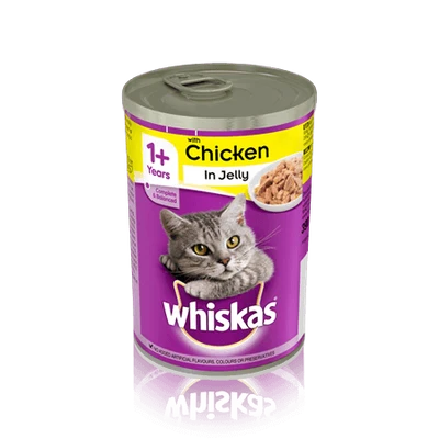 WHISKAS® 1+ Cat Can 390g