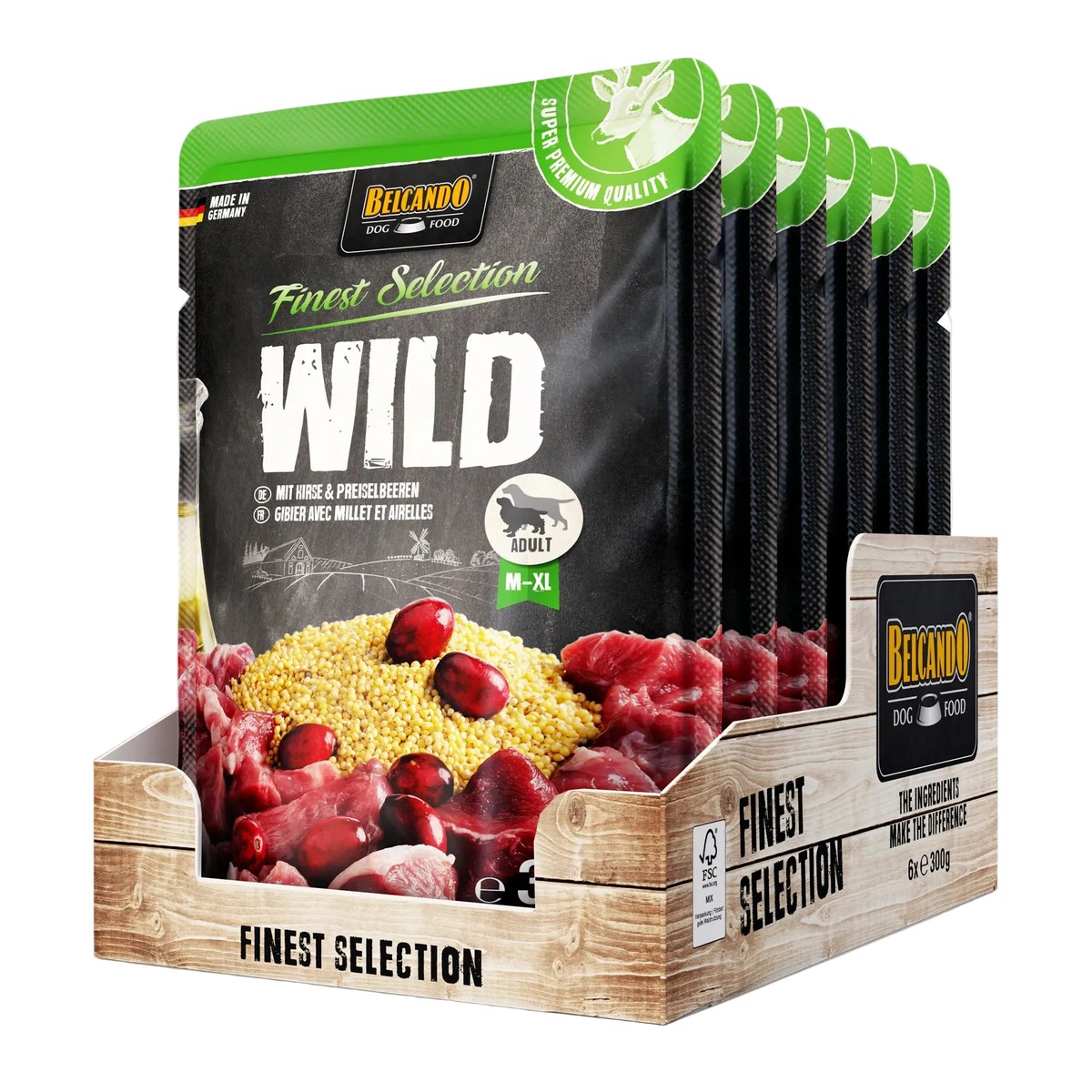 BELCANDO® Finest Selection Venison with Millet & Lingonberries