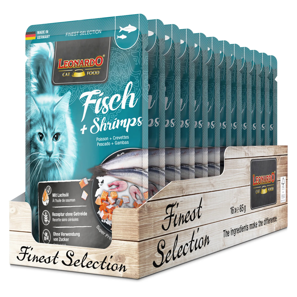 LEONARDO® Finest Selection Fish + Shrimps