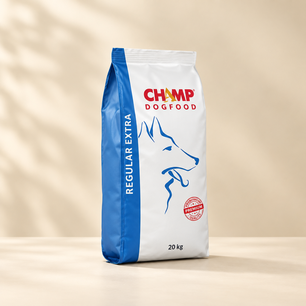 CHAMP Regular Extra Blue 20kg warm-cream photo preview