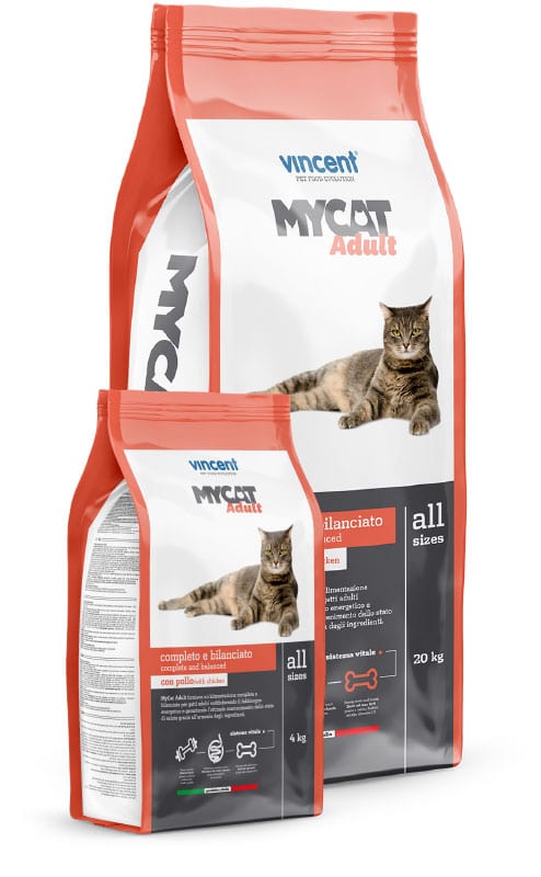 Vincent MyCat Adult With Chicken