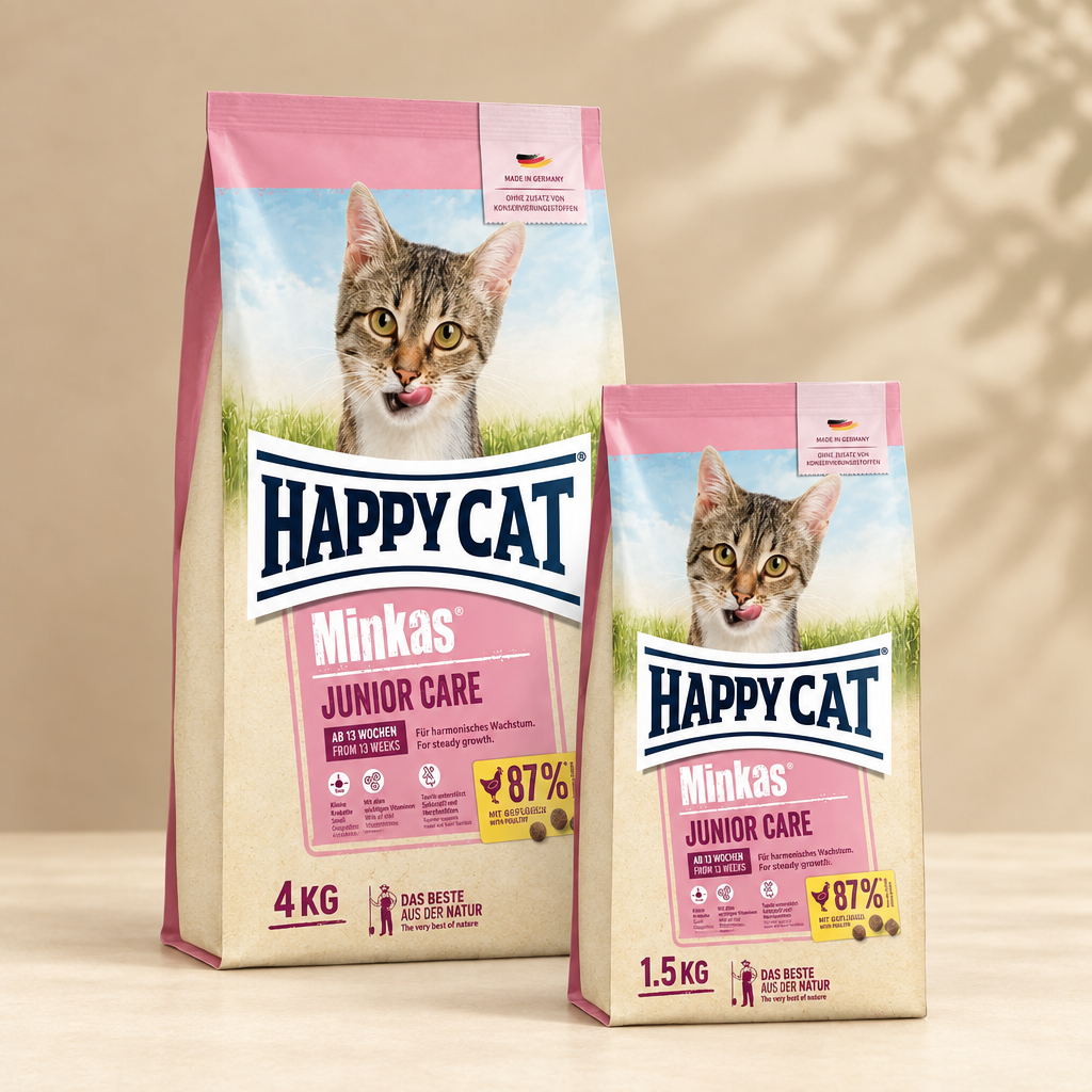 Happy Cat Minkas Junior Care 4 kg and 1.5 kg group preview