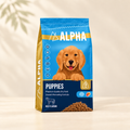 Alpha Puppy beef flavour dry food 20 kg bag