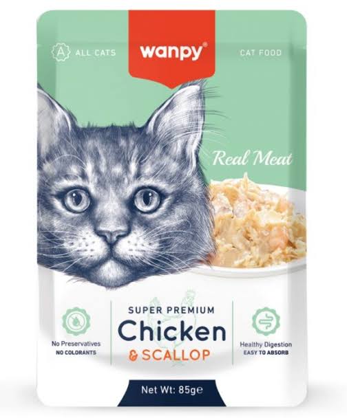 Wanpy Adult Cat Pouch 85g