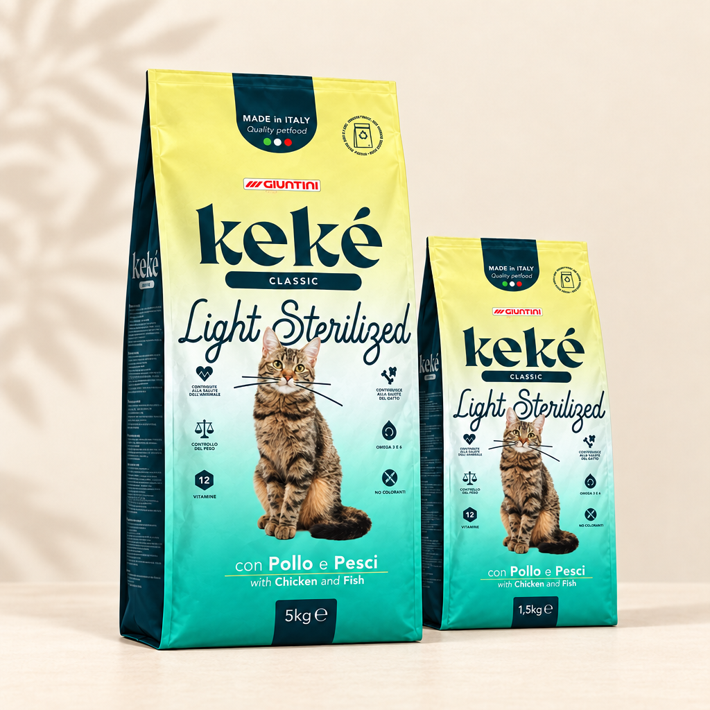 Keké Light Sterilized 5 kg + 1.5 kg group preview