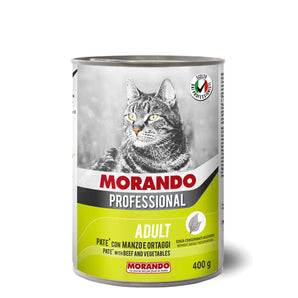 Morando Professional Cat Cans (Pate 400g - Chunks 405g)