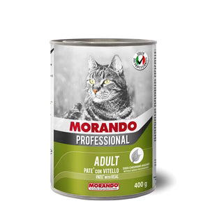 Morando Professional Cat Cans (Pate 400g - Chunks 405g)