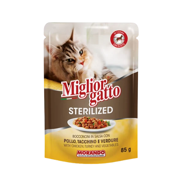 Miglior Gatto Sterilized Pouchs 85g
