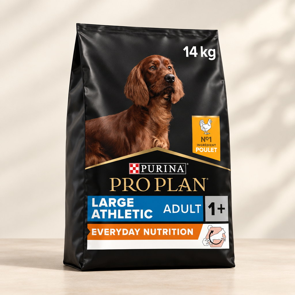 Pro Plan Large Athletic 14 kg left-side-angle preview