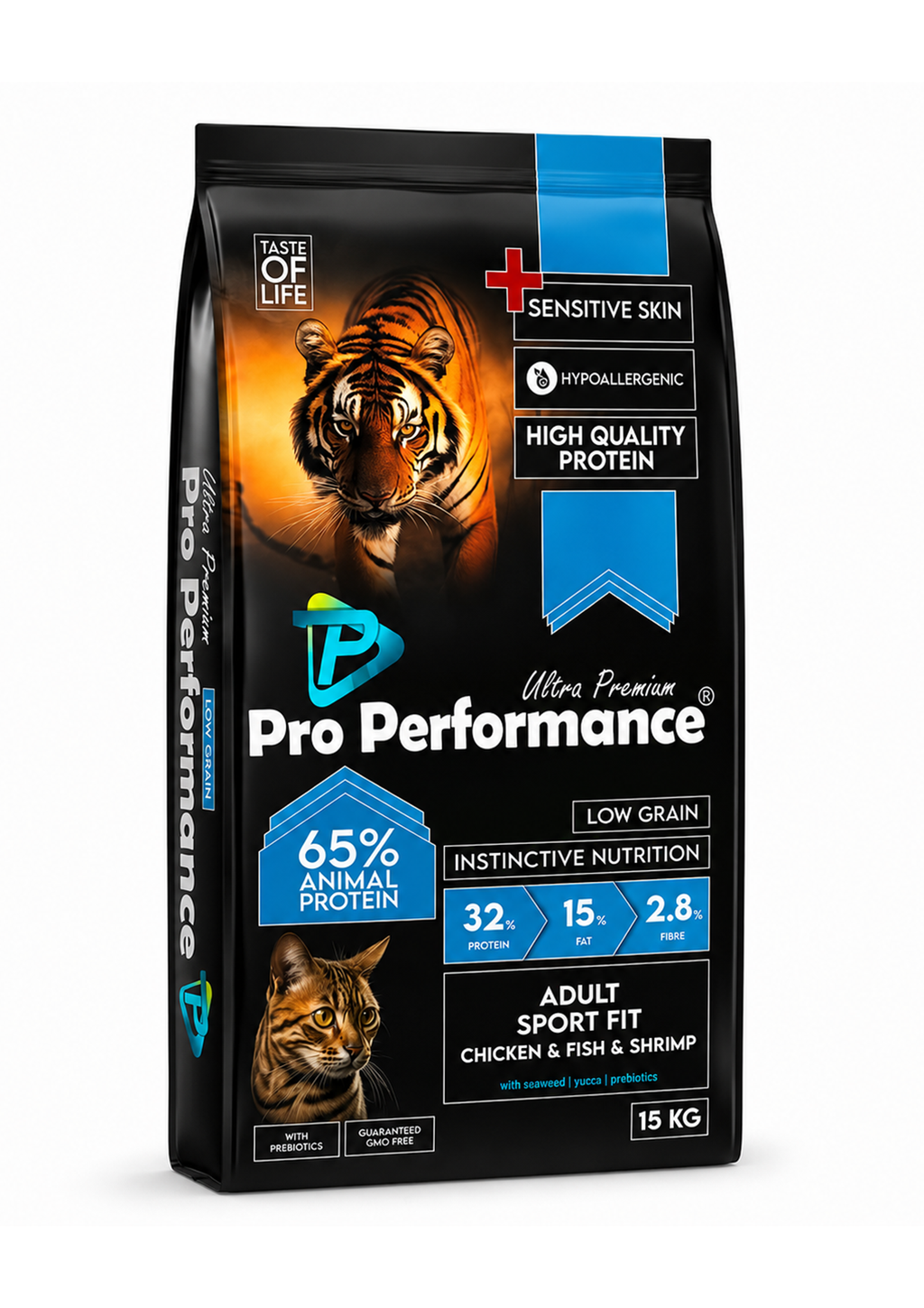 Pro Performance Adult Cat ultra sport fit Chicken & Fish & shrimp