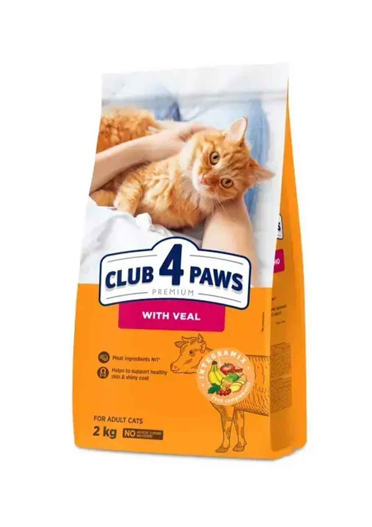 CLUB 4 PAWS Premium For Adult Cats With Veal