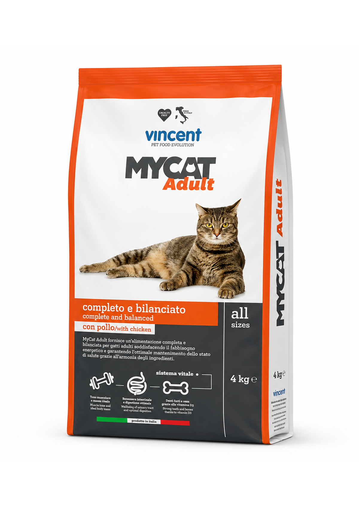 Vincent MyCat Adult With Chicken