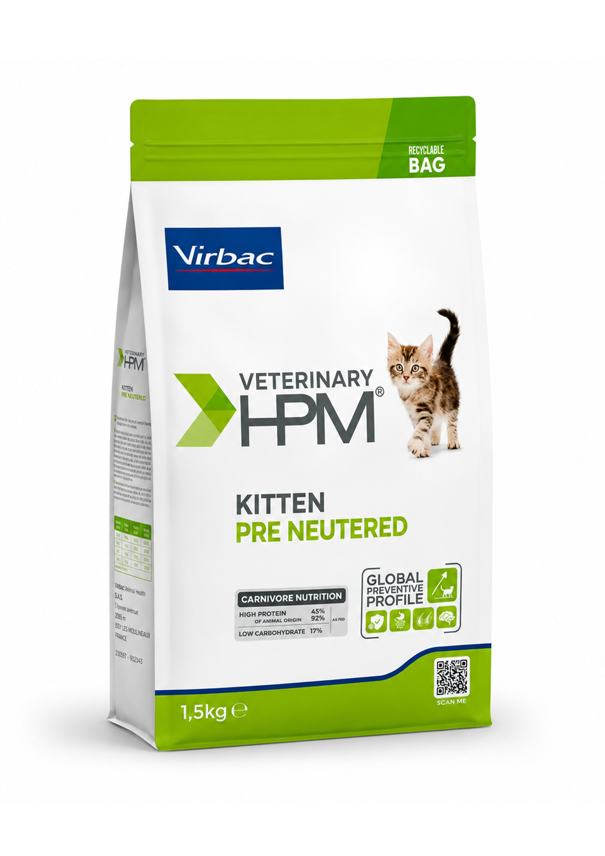 Virbac Veterinary HPM Kitten Pre Neutered