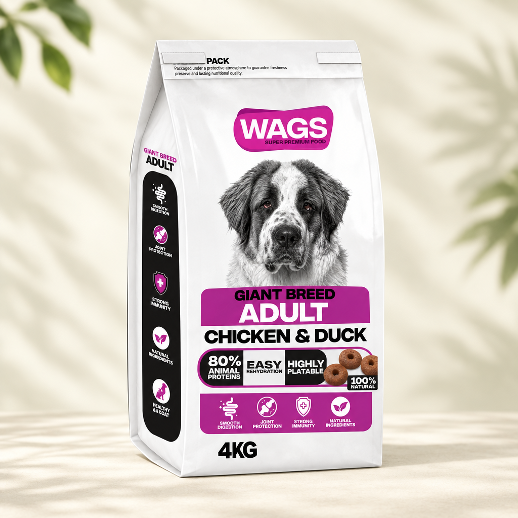 Wags Giant Adult - Chicken & Duck