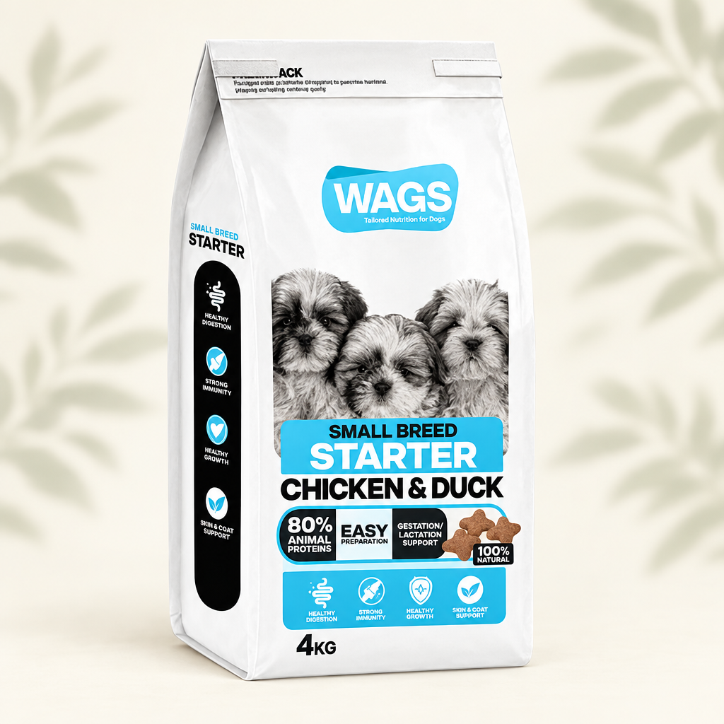 Wags Small Starter With Chicken And Duck