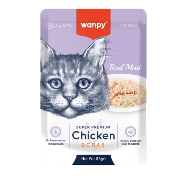 Wanpy Adult Cat Pouch 85g