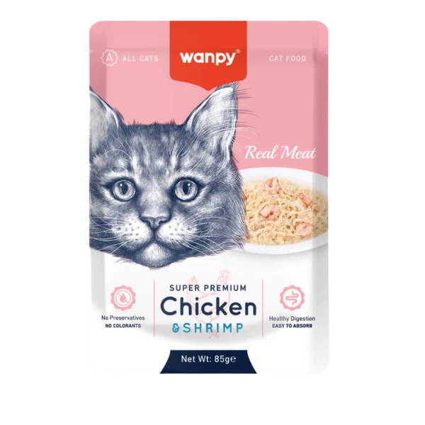 Wanpy Adult Cat Pouch 85g