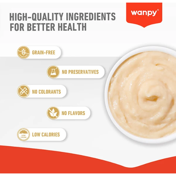 Wanpy - Kitten - Creamy Cat Treats - Chicken & Codfish 70g (5 x 14g)