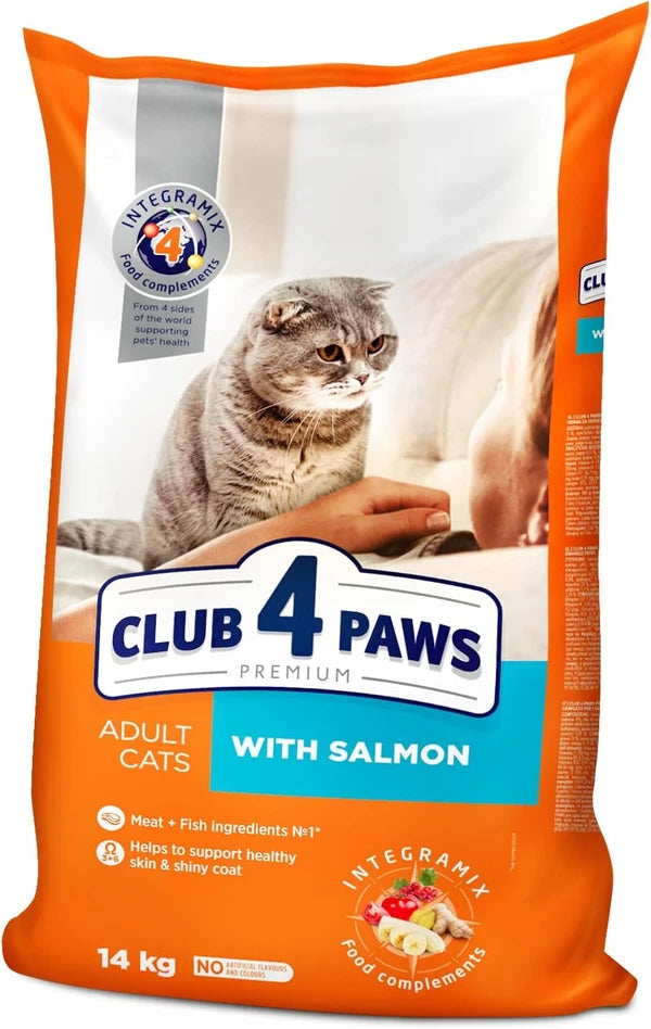 CLUB 4 PAWS PREMIUM Adult Cat With Salmon